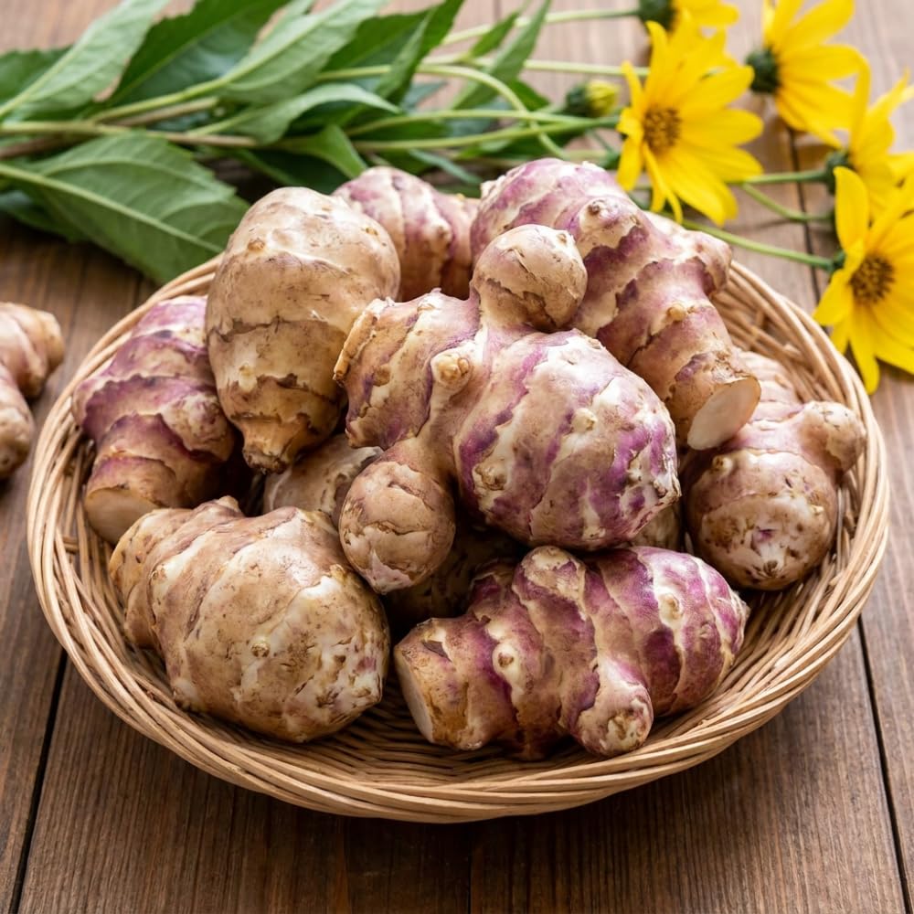 8 Oz Sunchoke Tubers, Sunchoke Roots for Planting