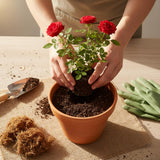 Miniature Rose Live Plant, Hardy Rose Plant, 3-5 Inch Tall, 3.5 Inch Pot
