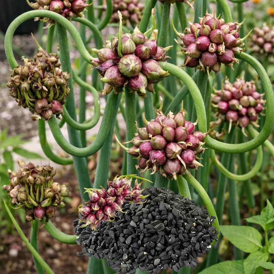 100 Heirloom Egyptian Walking Onion Seeds, Home Garden Plant