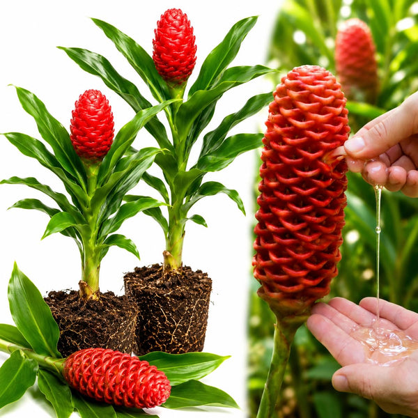 2 Ginger Plants Live, Fragrant Culinary Herb Plant, 3-5 Inch Tall